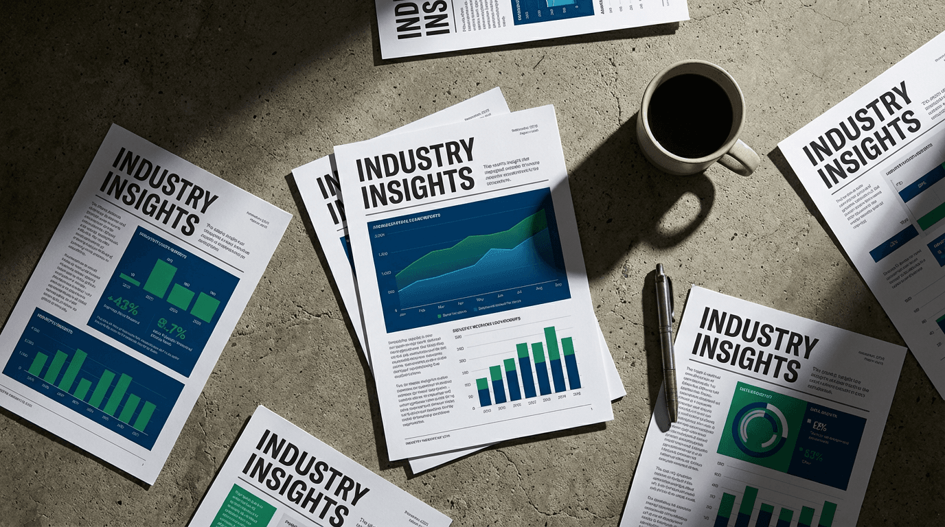 Newsletter preview flat lay